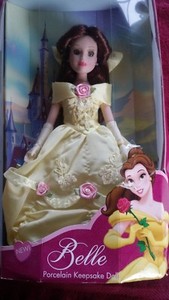 belle porcelain keepsake doll