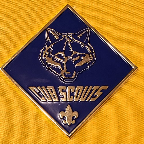 Cub Scouts 12 X 12 Scrapbook Gold Blue w/ Clear Page Protectors and Extra Paper - Picture 16 of 16