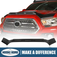 Hooke Road Matte Hood Bug Deflector w/LED Light Fit Toyota Tacoma 2016-2023 3Gen