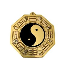 Chinesisch Bagua Feng-Shui Spiegel Taiji 8 Hexagrams Glück Segen Wand Heim Retro