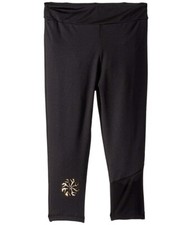 Flo Dancewear 256935 Kids Active Black Capri Leggings Size 6