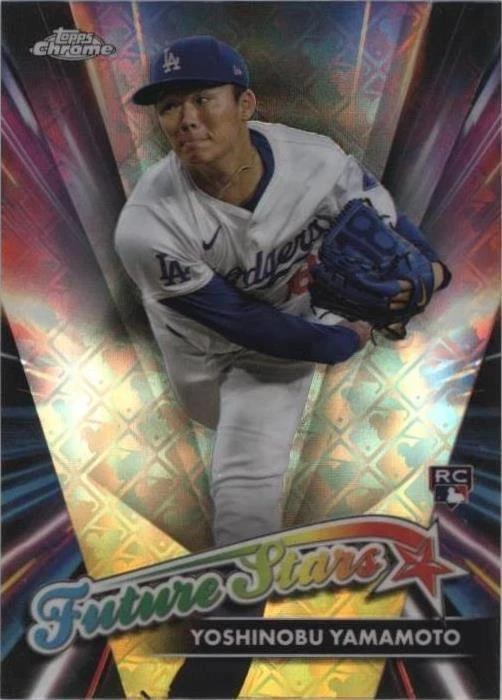 れこ　0808 2024 Topps Chrome Logofractor Edition - Yoshinobu Yamamoto #FSLE-8