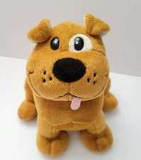 Bulldog Plush Piggy Bank 8" Kids Savings Jar Money Coin Counting Stuffed Toy