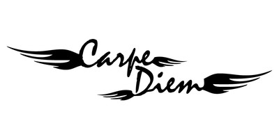 Aufkleber - Carpe Diem - Auto Folie Tattoo Sticker auch für Heckscheibe