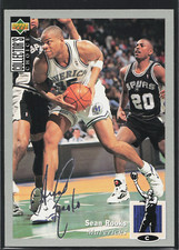1994 Collector's Choice #93 Sean Rooks Silver Signatures