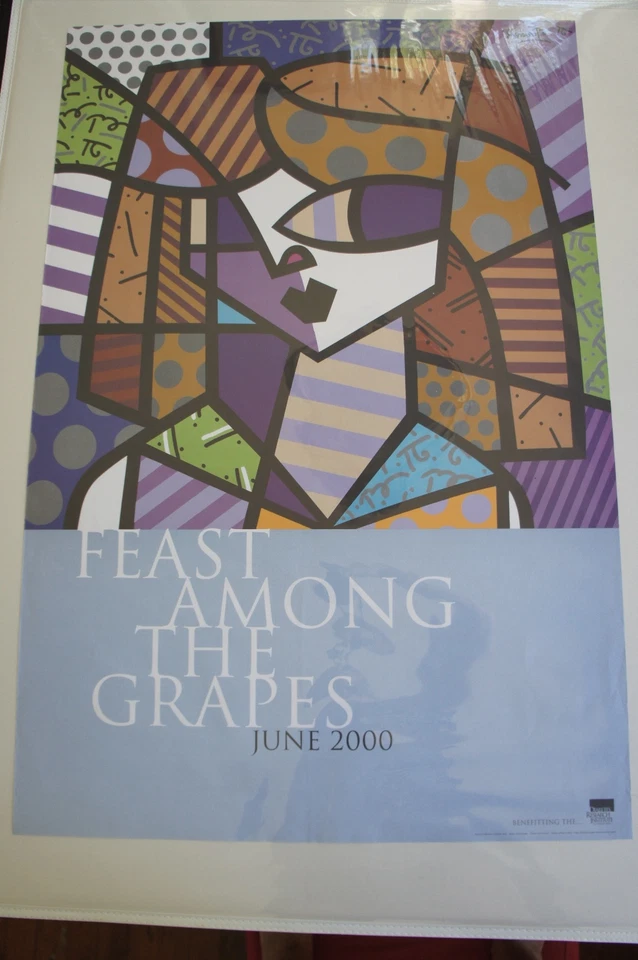 PÓSTER ROMERO BRITTO: OJOS MORADOS (JUNIO 2000) ** RARO **  Foto 3 de 3