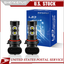 Pair H10 Led Fog Driving Light Bulbs Kit 9145 9140 White 6000k Super Bright 40w Pair H10 Led Fog Driving Light Bulbs Kit 9145 9140 White 6000k Super Bright 40w