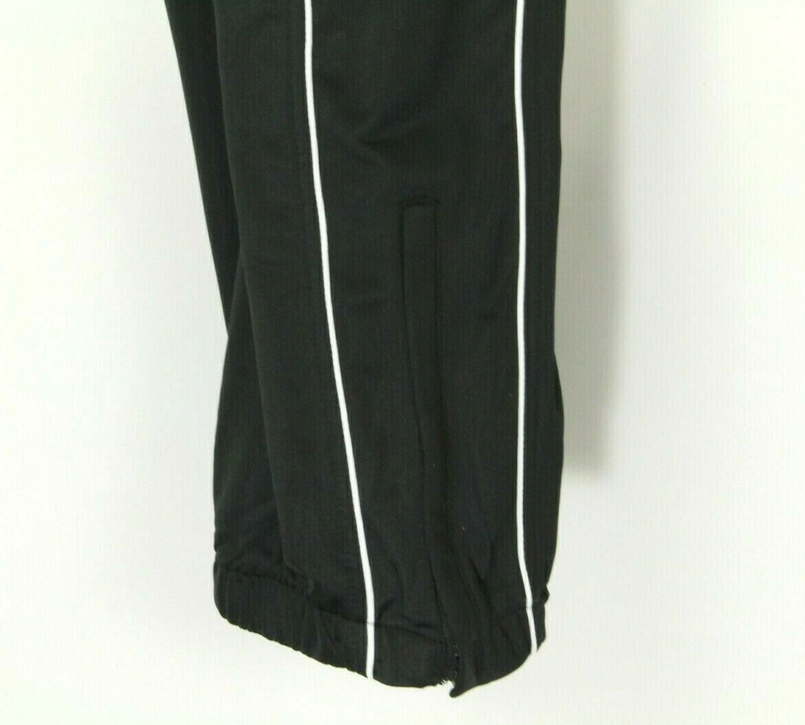 Lotto Italian Sport Design Boys Black Athletic Track Pants Size