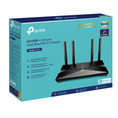 AX1800 WiFi 6 Router V4 (Archer AX21) Dual Band New Open Box TP-Link