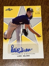LUKE HOLMAN 2020 Leaf Perfect Game YELLOW AUTOGRAPH #1/25 LSU TIGERS, REDS