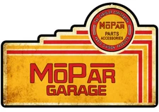 Mopar Garage Vintage Metal Sign 17x24