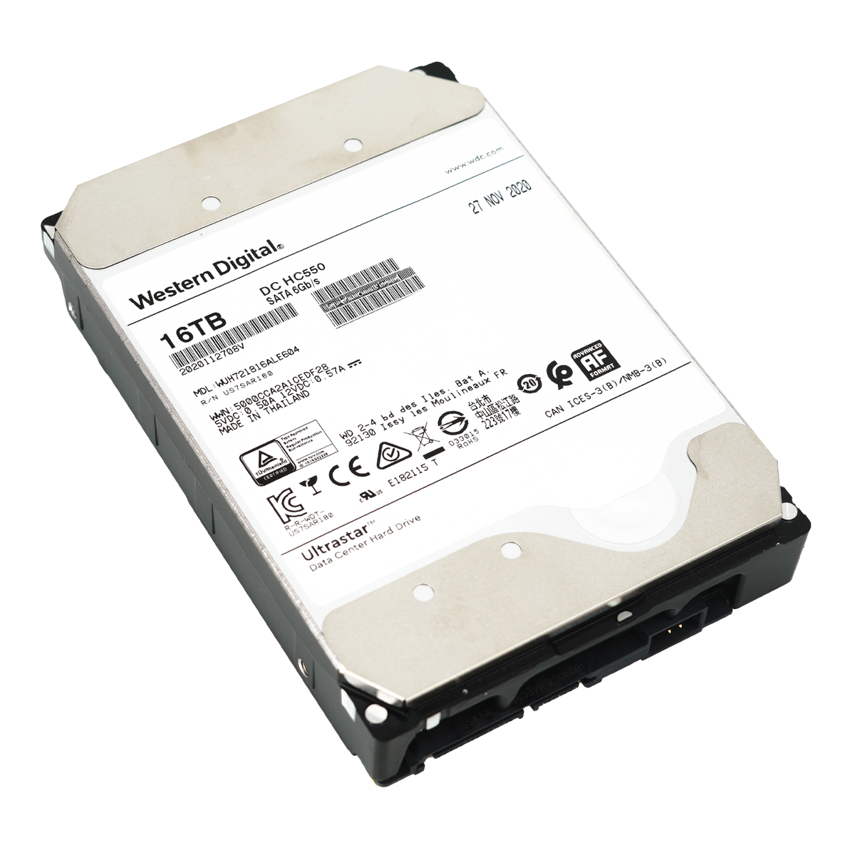 WD Ultrastar DC HC550 16TB SATA 3.5 WD Ultrastar DC HC550 16TB SATA 3.5
