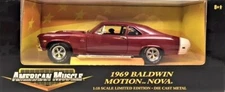 Ertl 32478 Chevy 1969 Nova Baldwin Motion - Red Hobby Edition - 1/18 Diecast MIB