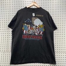 Vintage 90s Fashion Victim Bike Week Shirt Mens XL 1997 Single Stitch USA 24X29