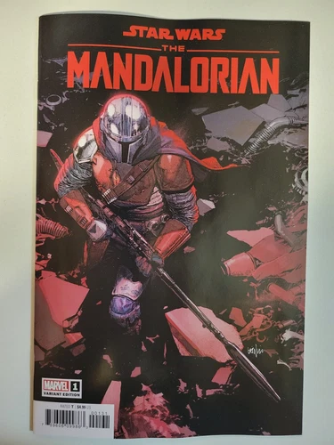 Star Wars The Mandalorian #1 Marvel 2022 Series 1:50 Yu Variant 9.4 Neat Mint