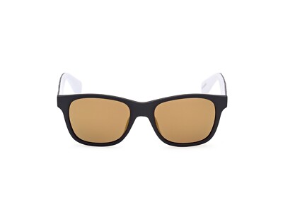 Adidas OR0060 02G Matte Black Square Plastic Mirror Sunglasses Frame 54-19-145