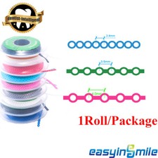 1Roll Dental Orthodontic Braces Elastic Power Chain Long/Short/Close Rubber Band