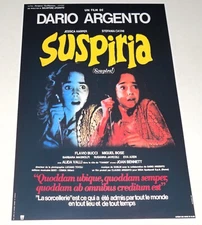 Suspiria Dario Argento 1977 Goblin French Rare Horror Poster Promo 19"x13"