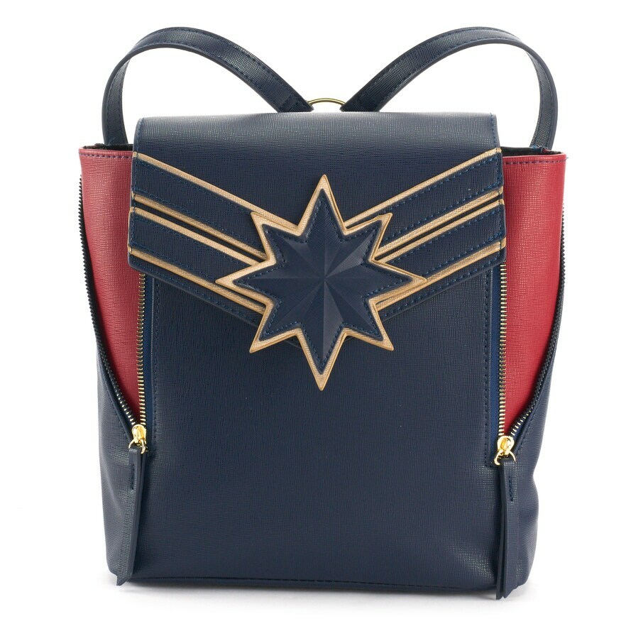 NEW AVENGERS CAPTAIN MARVEL LOGO NAVY MINI BACKPACK AUTHENTIC | eBay