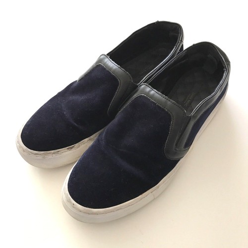 Zapatos Zara Women's, Terciopelo Terciopelo Azul Talla 39 Europea Superior Azul  Marino Zapatillas | eBay