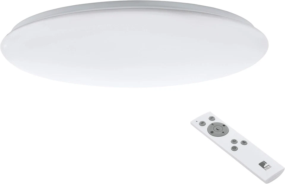 EGLO GIRON runde LED Deckenleuchte 60W ⌀76cm mit Fernbedienung EEK:F(Spektr A-G)