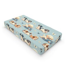 Playful Puppy Baby Changing Pad Cover