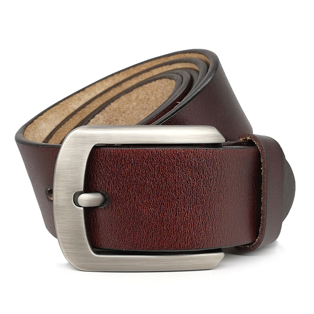 Large Waist 105cm-170cm Mens Leather Belt Mens Classic Casual Belt