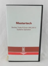 Bentley Turbo R Rolls Royce Mastertech Systems Operation Training Video VHS