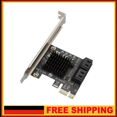 4 Port SATA III PCI E Express 3.0 X1 Controller Erweiterungskartenadapter 6 Gbit