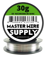 MWS - Nichrome 80 - 50 ft - 30 Gauge - Round Wire