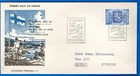 STAMPS FINLAND-40 Years of Independence,  FDC ,1957-#