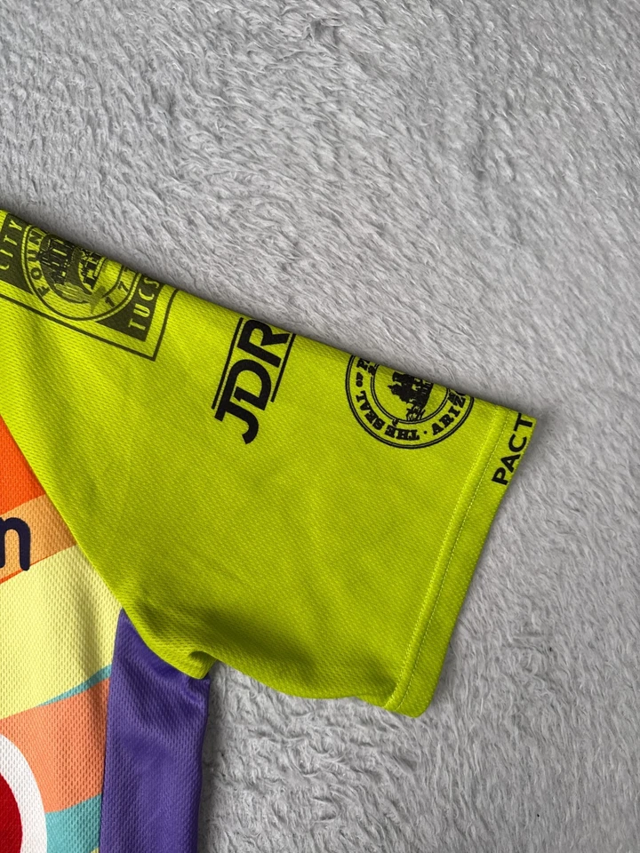 Camiseta de Ciclismo Pactimo Adulto Mediana Verde Roja El Tour De Tucson 1/2 Cremallera Poliéster Foto 2 de 4