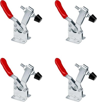 4 Stück Kniehebelspanner Schnellspanner,GH-201-B Toggle Clamp,90Kg