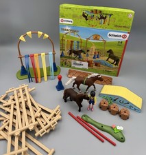 Schleich Farm World Pferd Pony Agility Training  42481 3-8 unvollständig