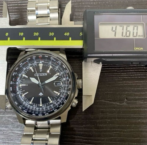 Citizen Promaster H145-T019404 Eco-Drive Chronographe Date Solaire Montre Hommes - Photo 6 sur 8