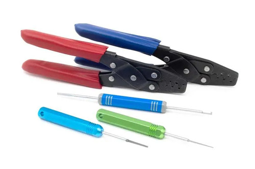 Haltech Dual Crimper Set w/ 3 Pin Removal Tools HT-070300 - Picture 3 of 3