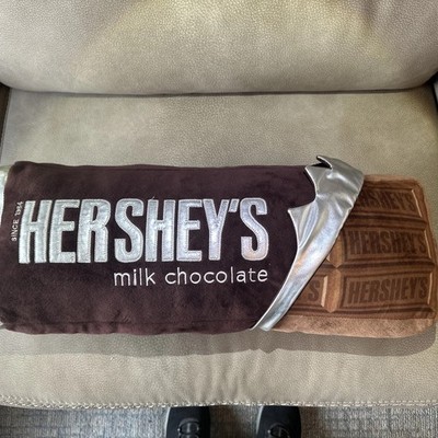 New Hershey Milk Chocolate Bar Pillow Collectable Warming Heat Therapy Plush