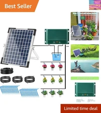 10W Solar Automatic Drip Irrigation Kit for 50 Plants - Eco-Friendly Gardening