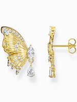 Thomas Sabo H2328-414-14 Ohrstecker Butterfly Mit Steinen Vergoldet Damen