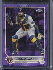 2022 Topps Chrome Sapphire Edition #139 Omar Narvaez Purple #/10