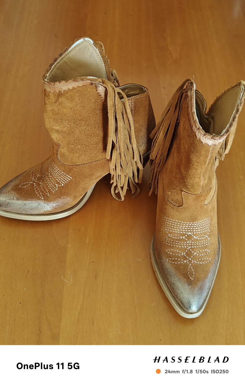 Texan Western Fringe Ankle Boots. DIVINE MADNESS. image 5