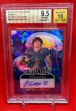 Noah Knigga 2025 Leaf Optichrome Aquatic Auto Jellyfish 1/1 BGS 9.5 Card/10 Auto