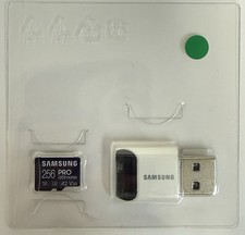 Samsung - Pro Ultimate 256GB micro SDXC Memory Card Reader