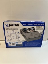 Clariviews VHS to DVD Recorder, TV to USB Device or SD Card or HDD Recorder NEW