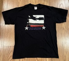 Elvis Costello 2005 U.S. Tour Double-Sided Shirt L Excellent Condition