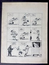 Leo O'Mealia Original 11x14” Sports News Art Baseball I Don’t Want To See It!