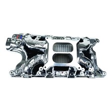 Edelbrock 7121-cp Chrome Performer Rpm Ford Small Block 302 Intake Manifold