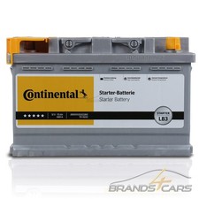 CONTINENTAL AUTOBATTERIE 12V 70Ah STARTERBATTERIE 680A LB3