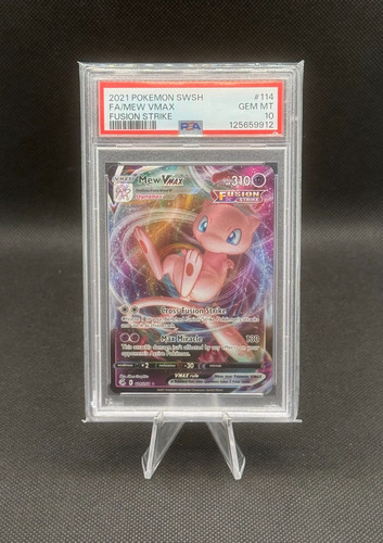 Mew VMAX graded PSA 10 for sale on eBay
