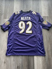 Ngata Baltimore Ravens #92 Reebok On-Field Purple Jersey Size XL NFL